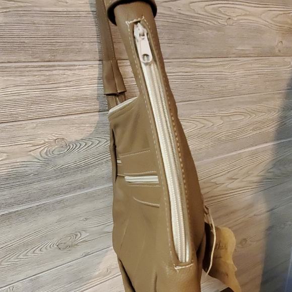 Real Leather Tan Purse - Picture 4 of 5